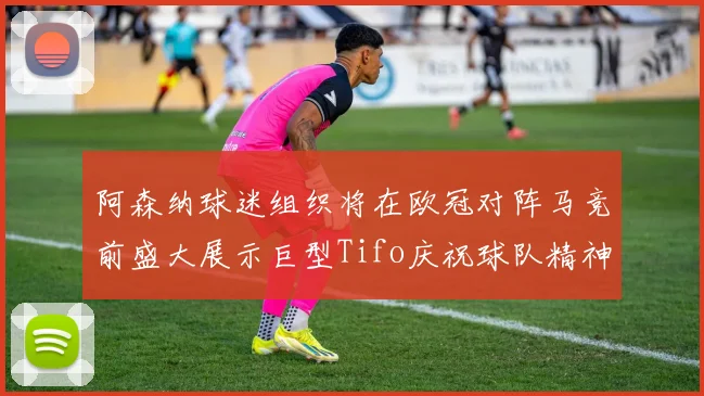 阿森纳球迷组织将在欧冠对阵马竞前盛大展示巨型Tifo庆祝球队精神